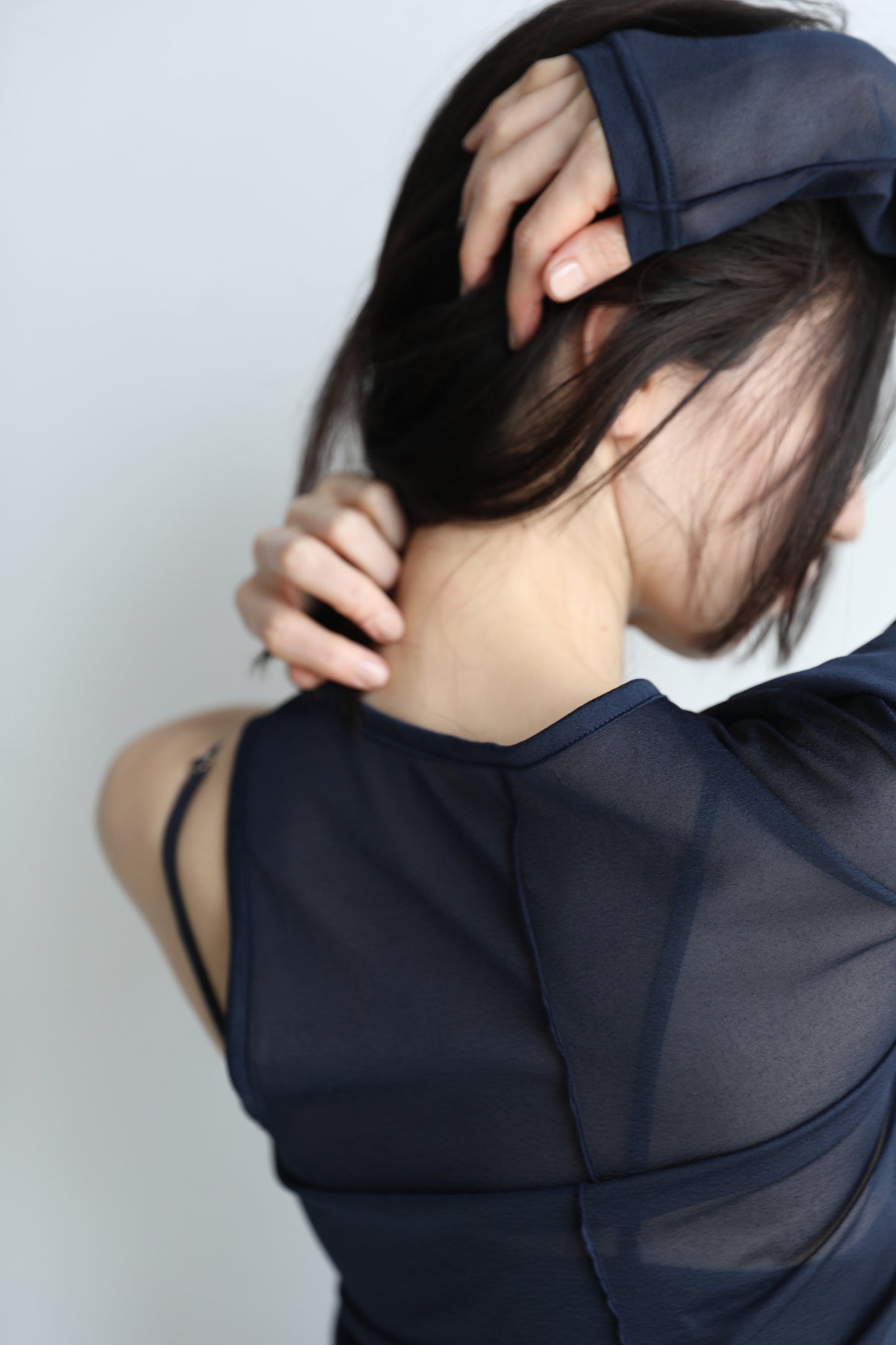 Layered sheer tops (3color)
