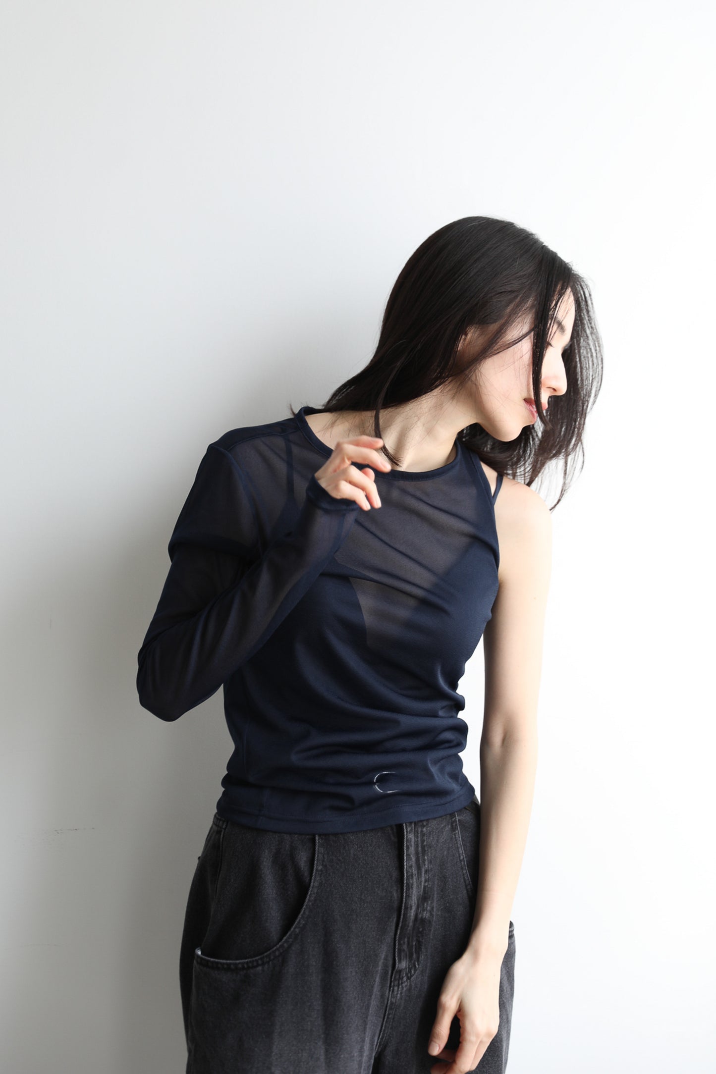 Layered sheer tops (3color)
