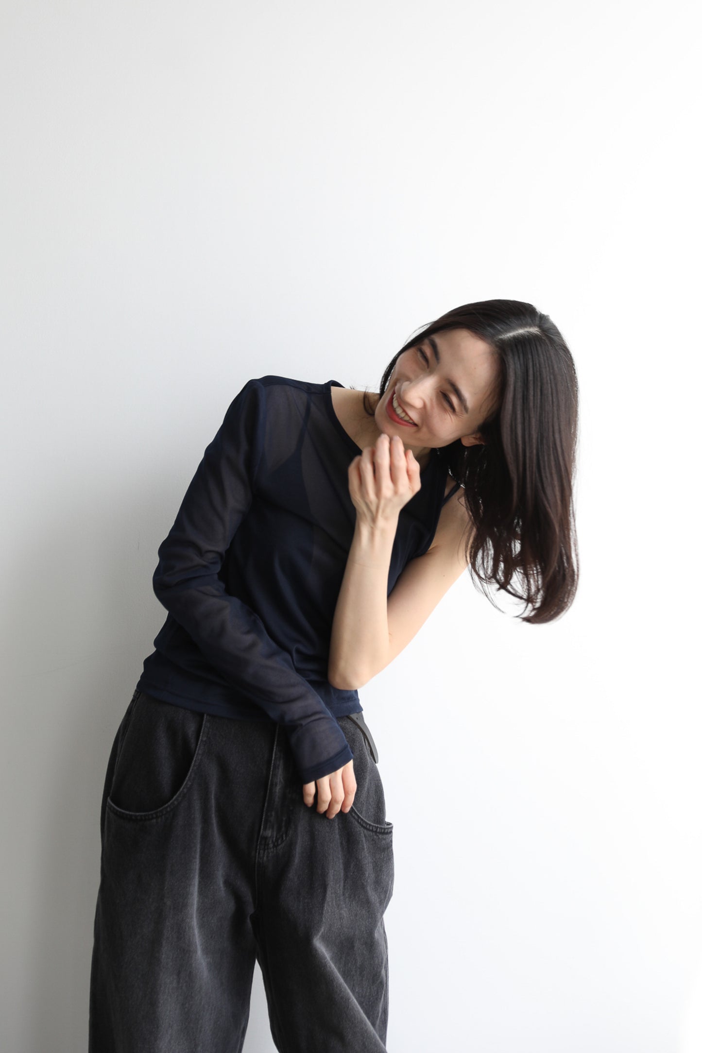 Layered sheer tops (3color)