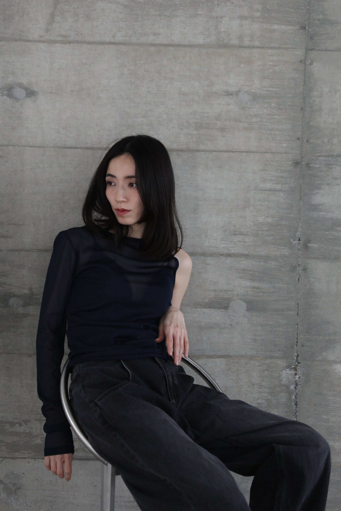 Layered sheer tops (3color)