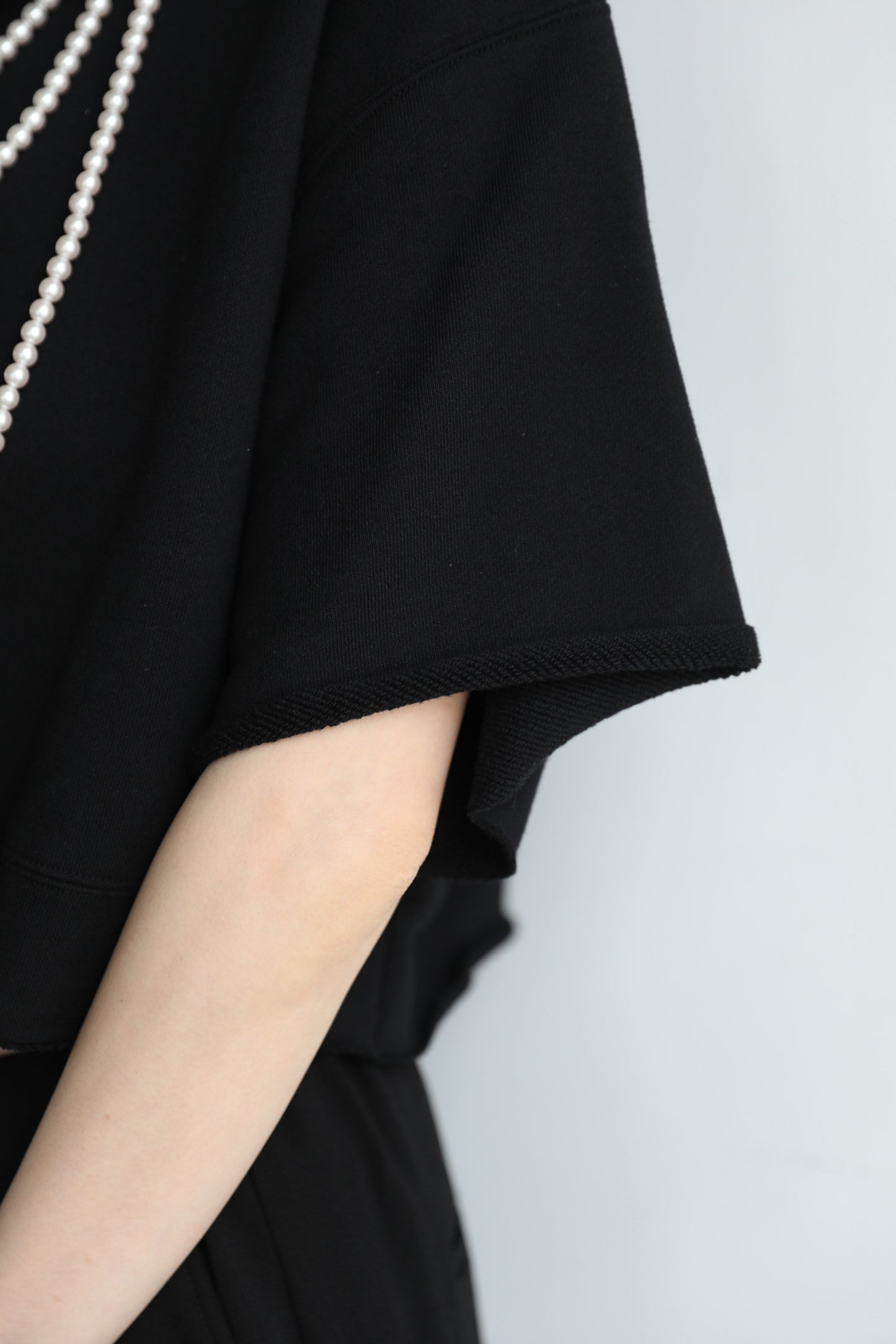 Cropped block sweater (3color)