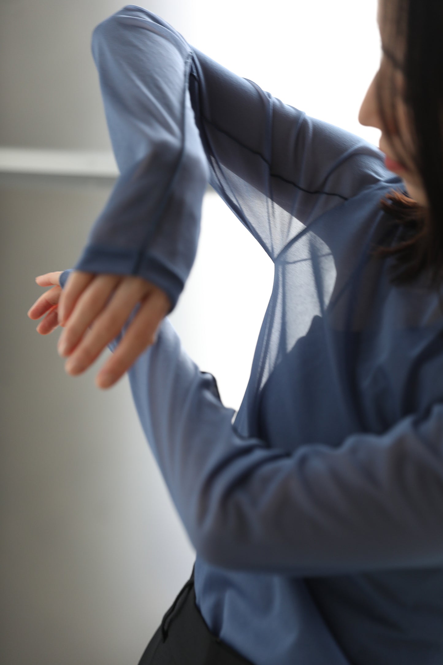 Layered sheer tops (3color)