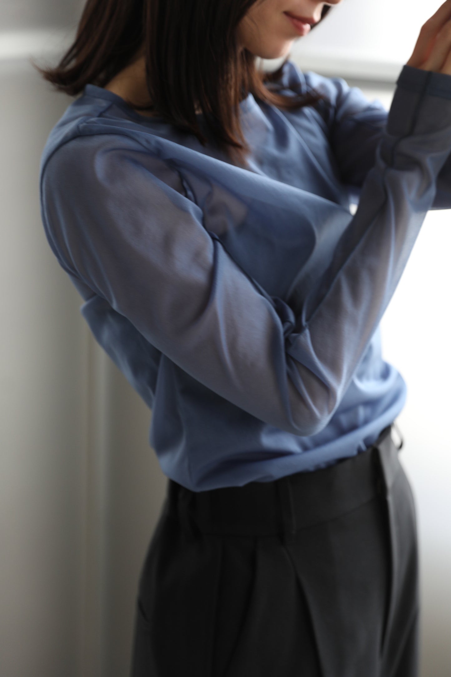 Layered sheer tops (3color)