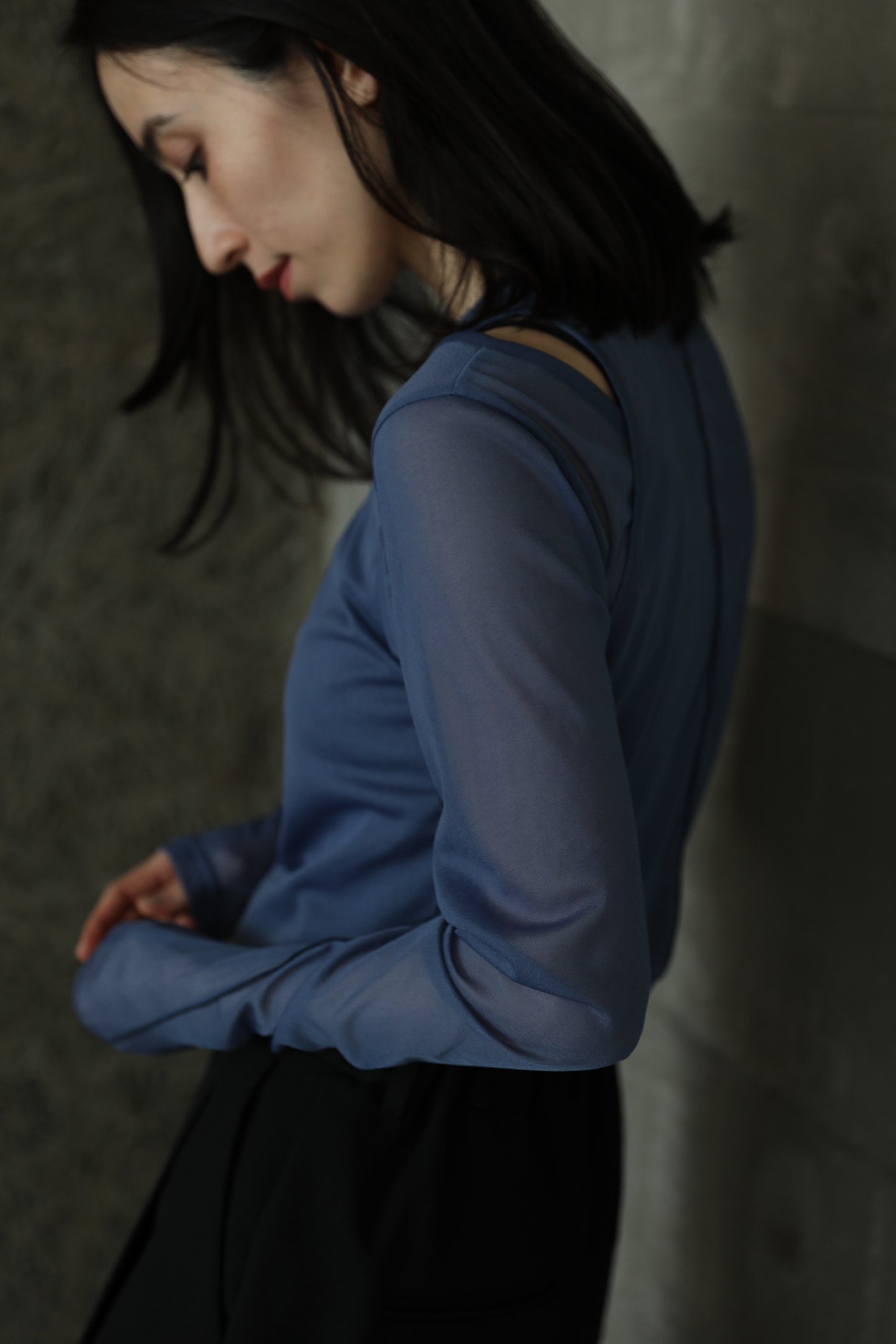 Layered sheer tops (3color)