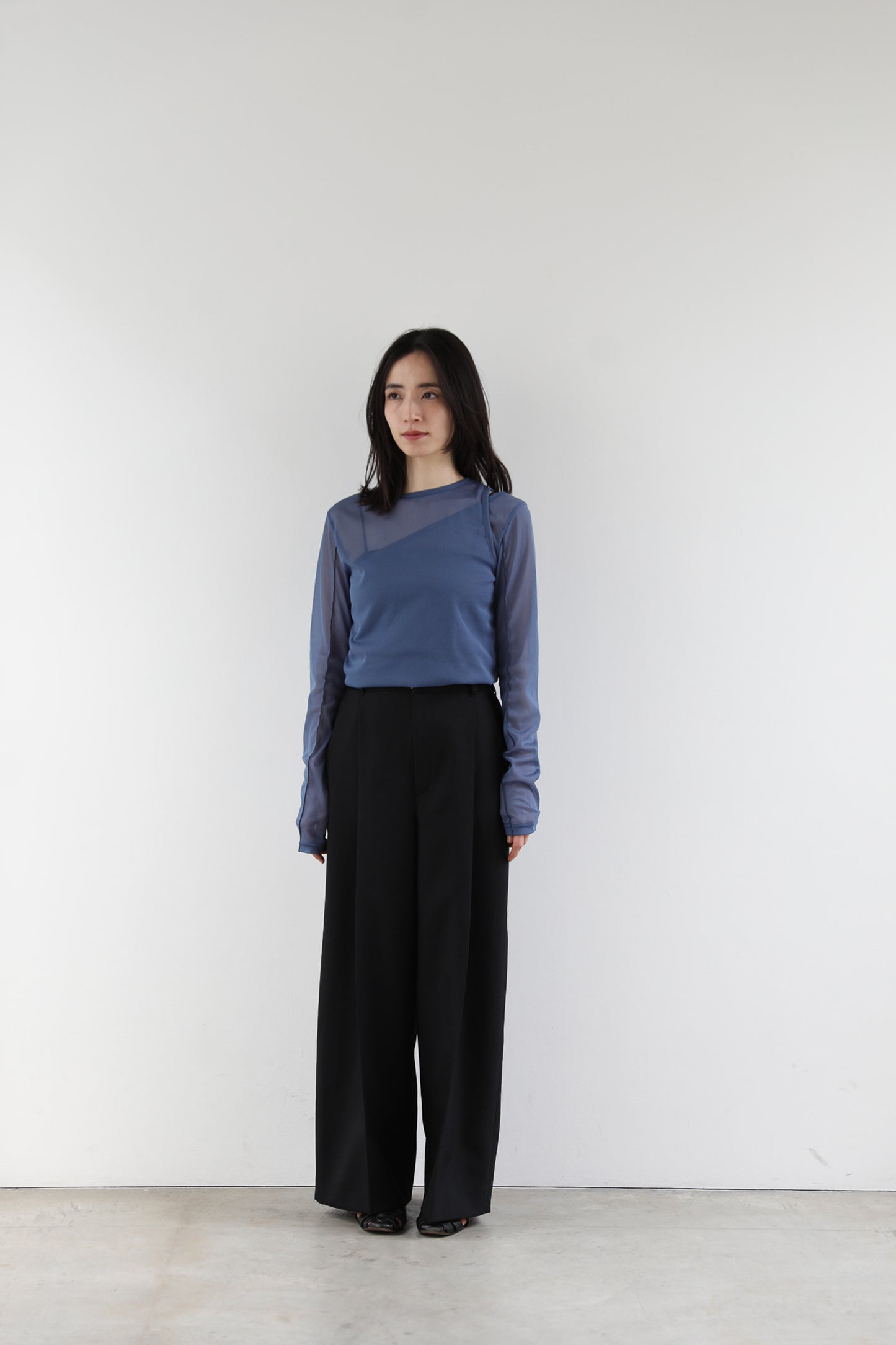 Layered sheer tops (3color)