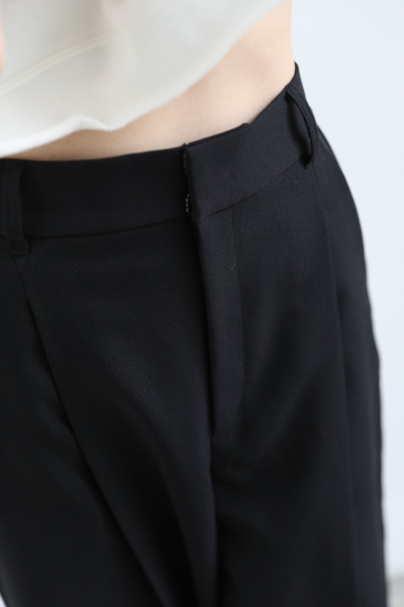 Gabardine tack trousers (2color)