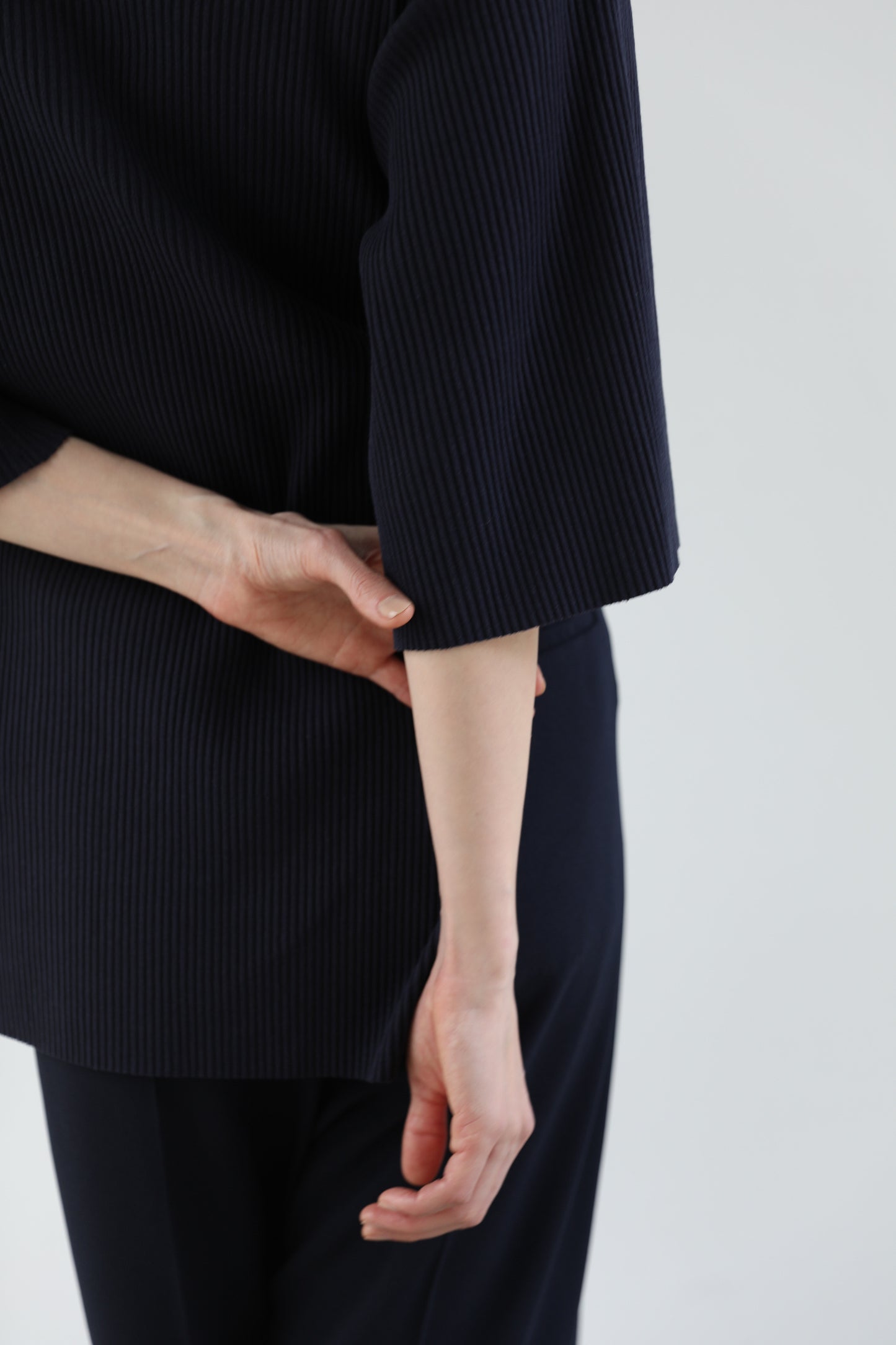 Side slit rib t (2color)