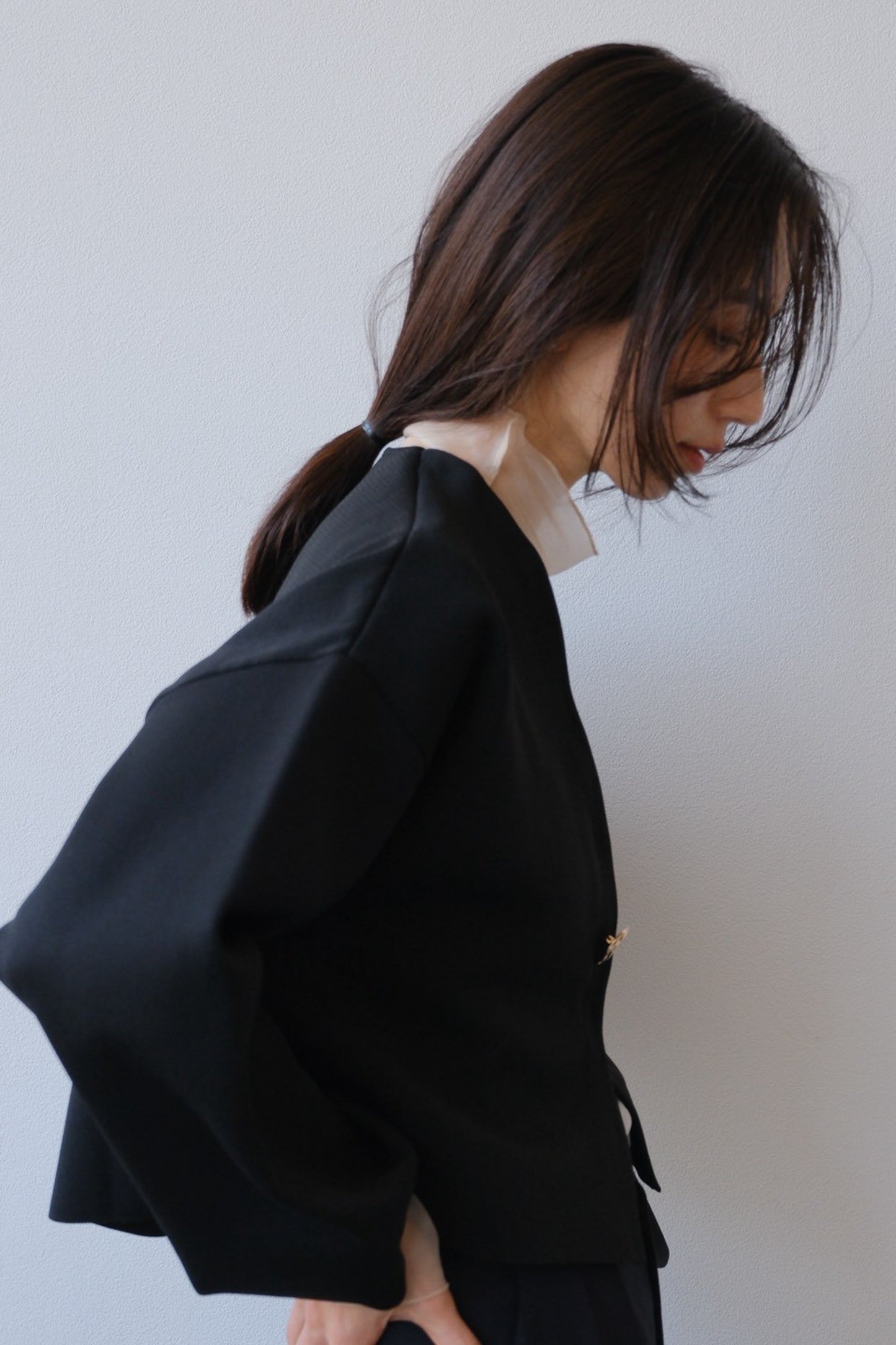 Rónde knit jacket (black)