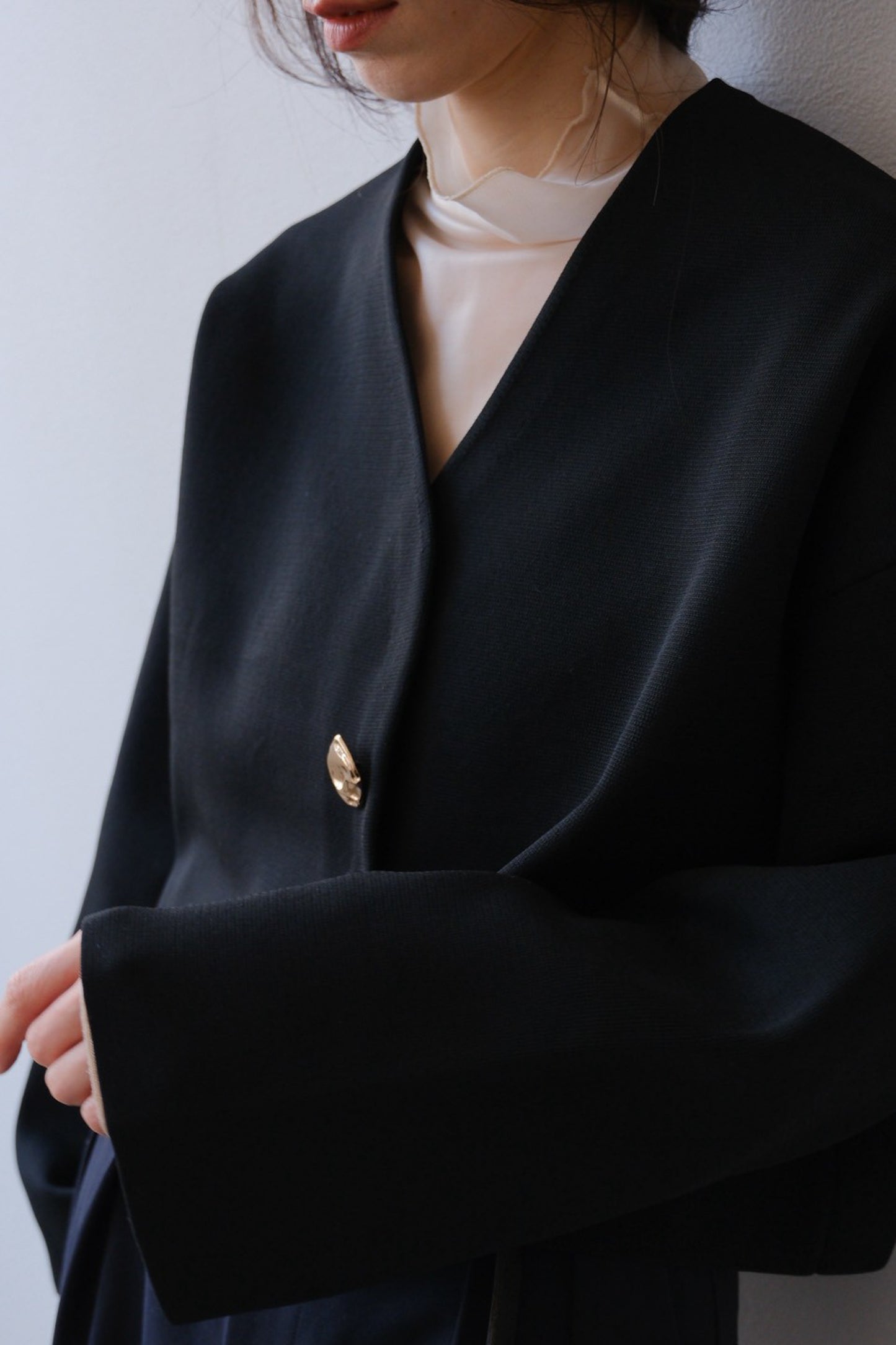 Rónde knit jacket (black)