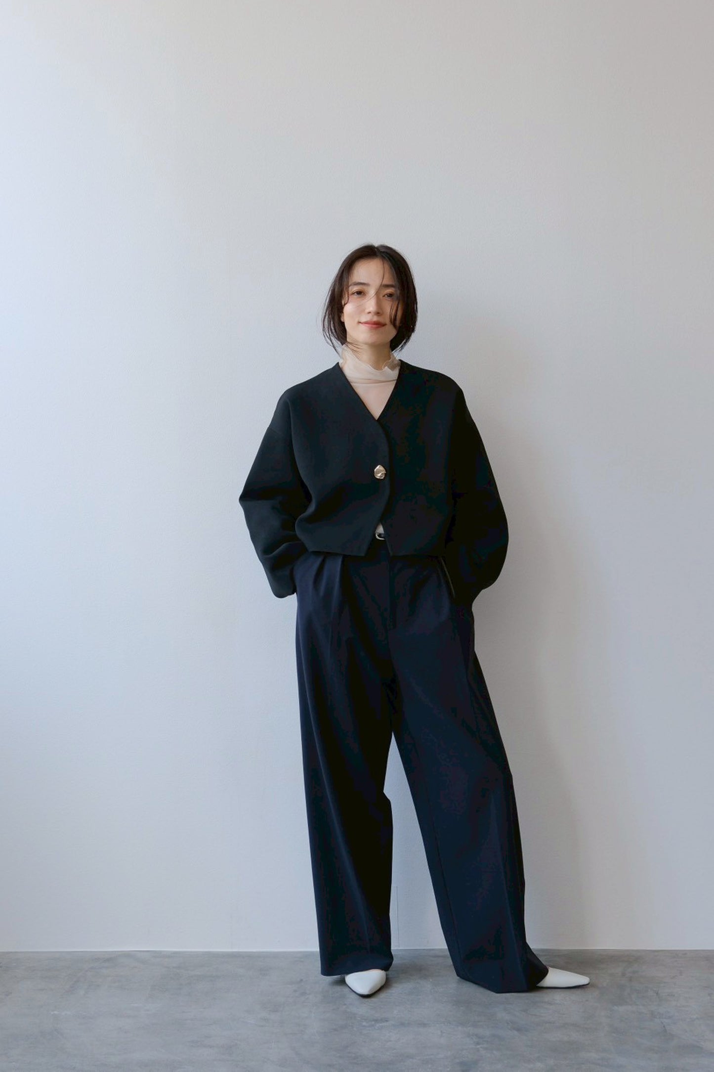 Rónde knit jacket (black)