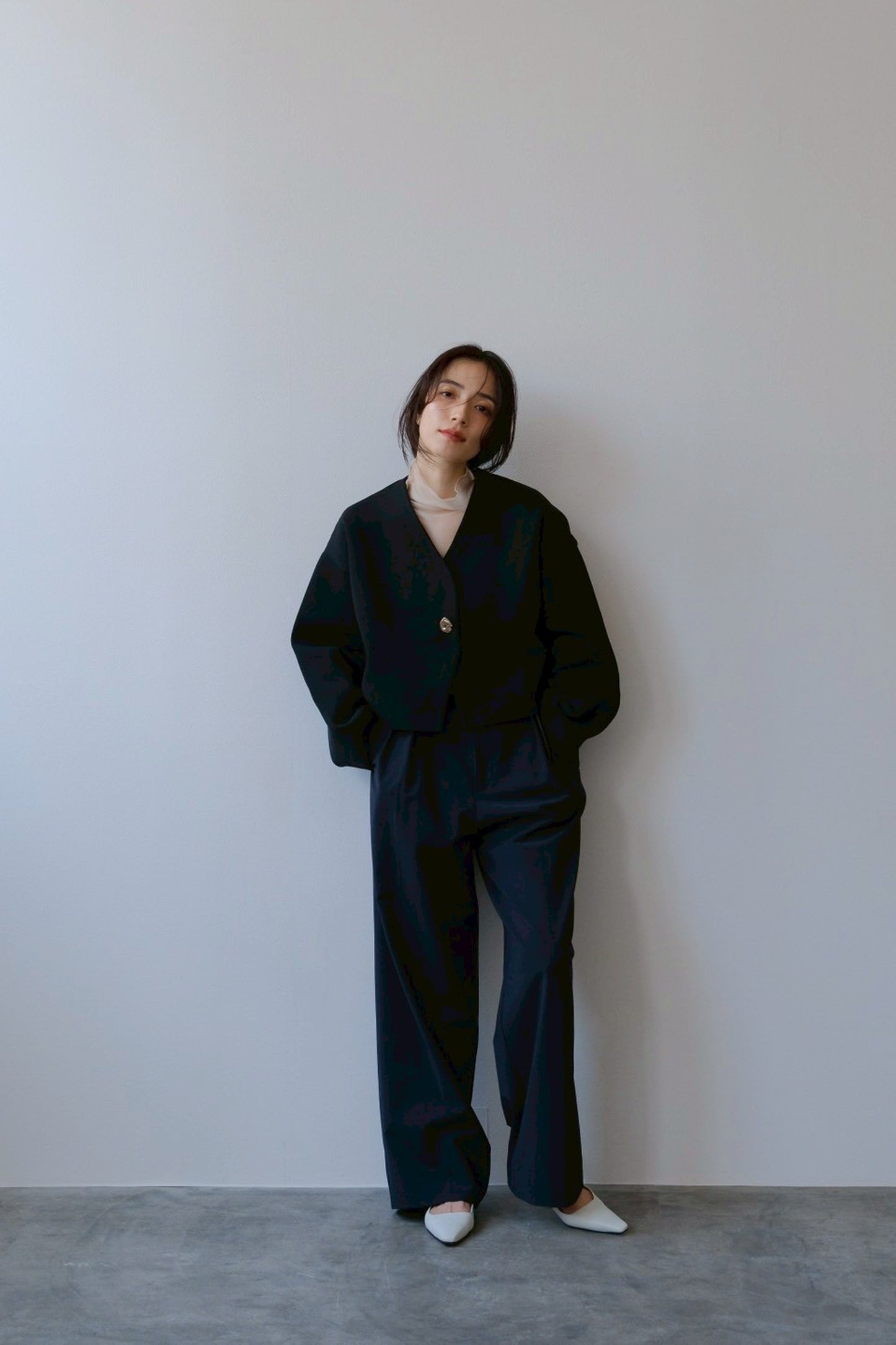 Rónde knit jacket (black)