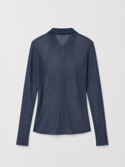 Sheer knit cardigan(3colors)
