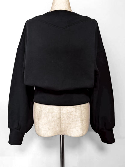 Edge neck sweater (2color)