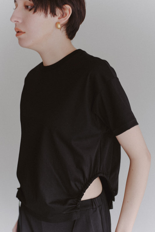 Curve gather tee (2color)