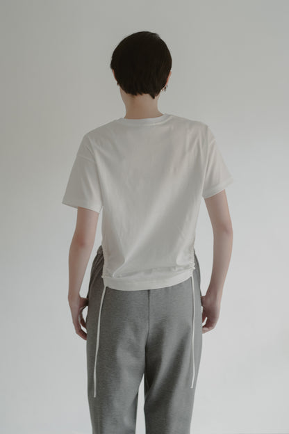 Curve gather tee (2color)