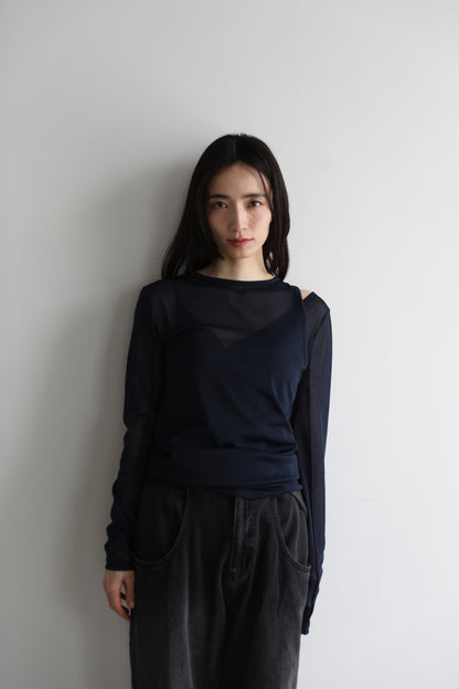 Layered sheer tops (3color)