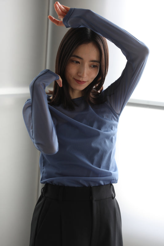 Layered sheer tops (3color)