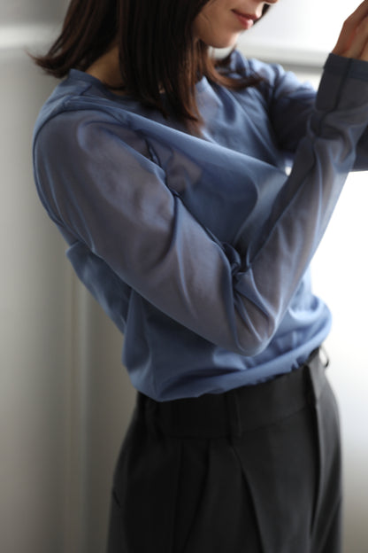Layered sheer tops (3color)