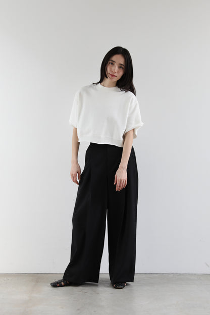 Cropped block sweater (3color)