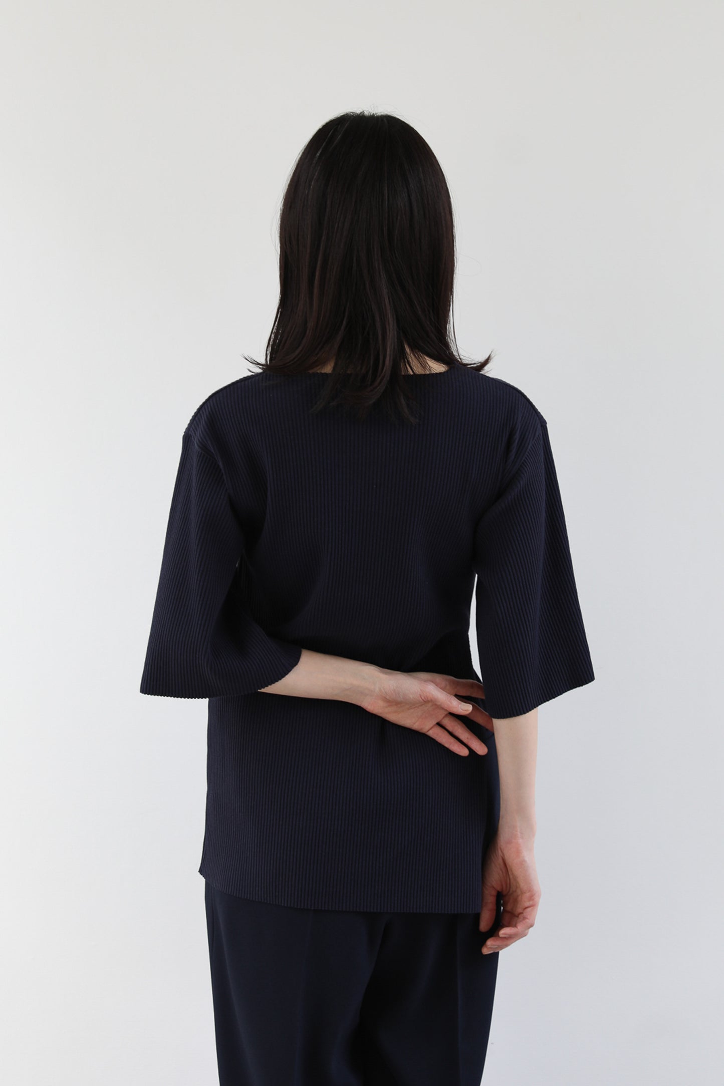 Side slit rib t (2color)