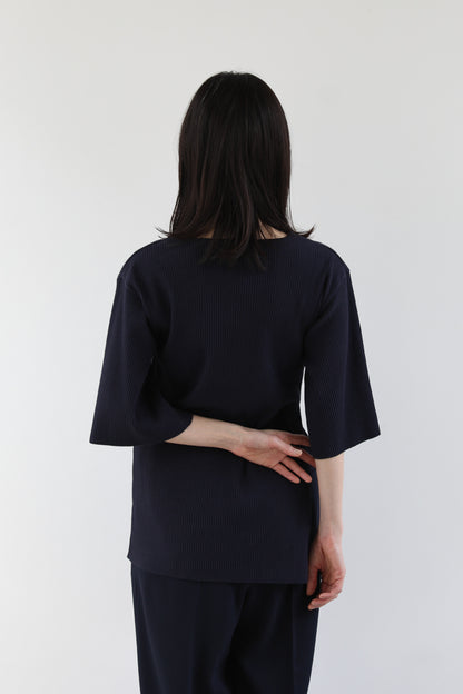 Side slit rib t (2color)