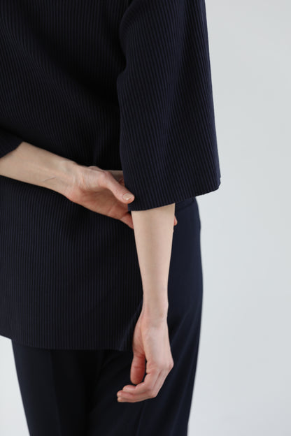 Side slit rib t (2color)