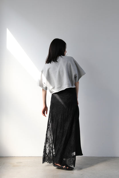 Cropped block sweater (3color)