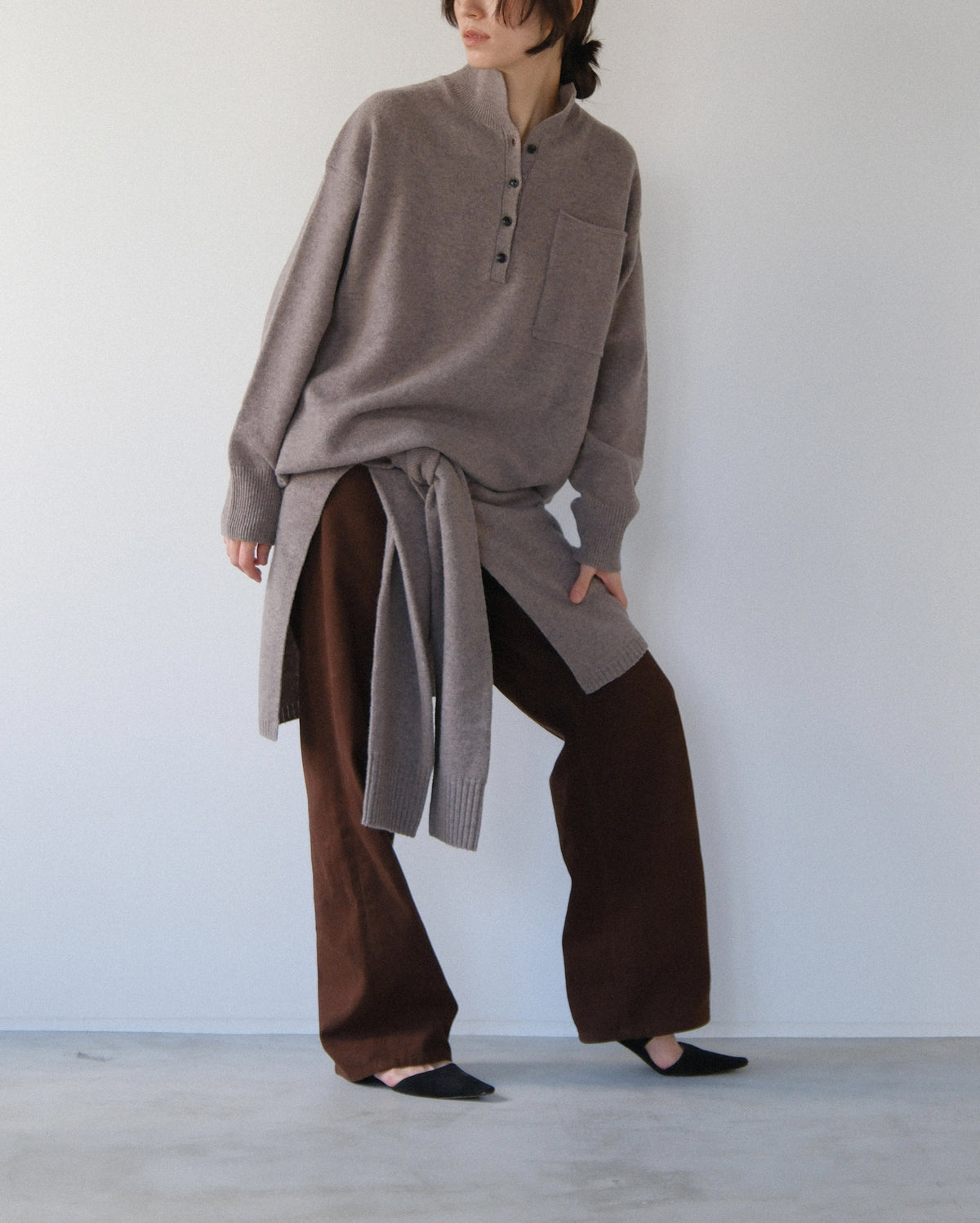 Pure wrap skirt (3colors)