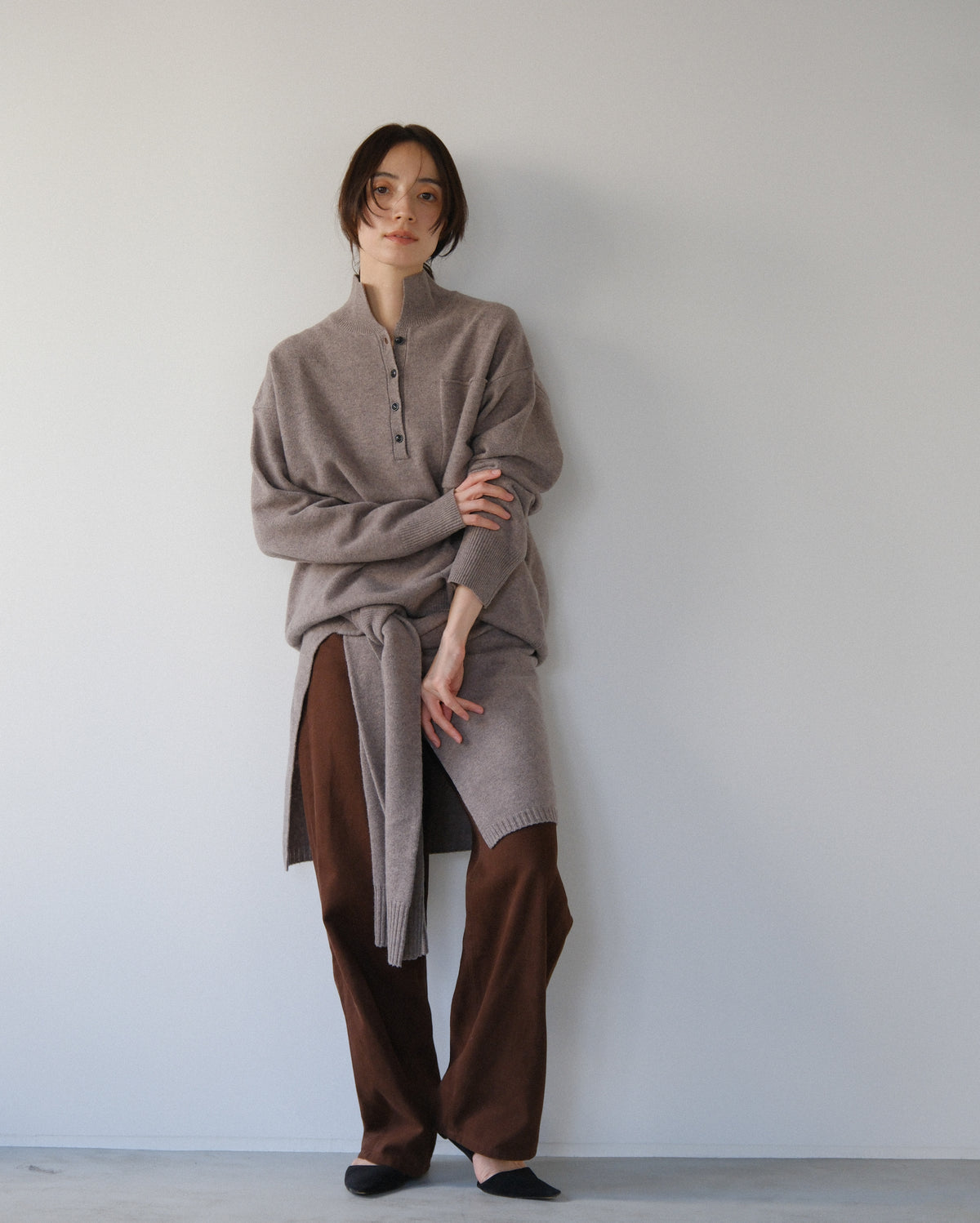 Pure wrap skirt (3colors)