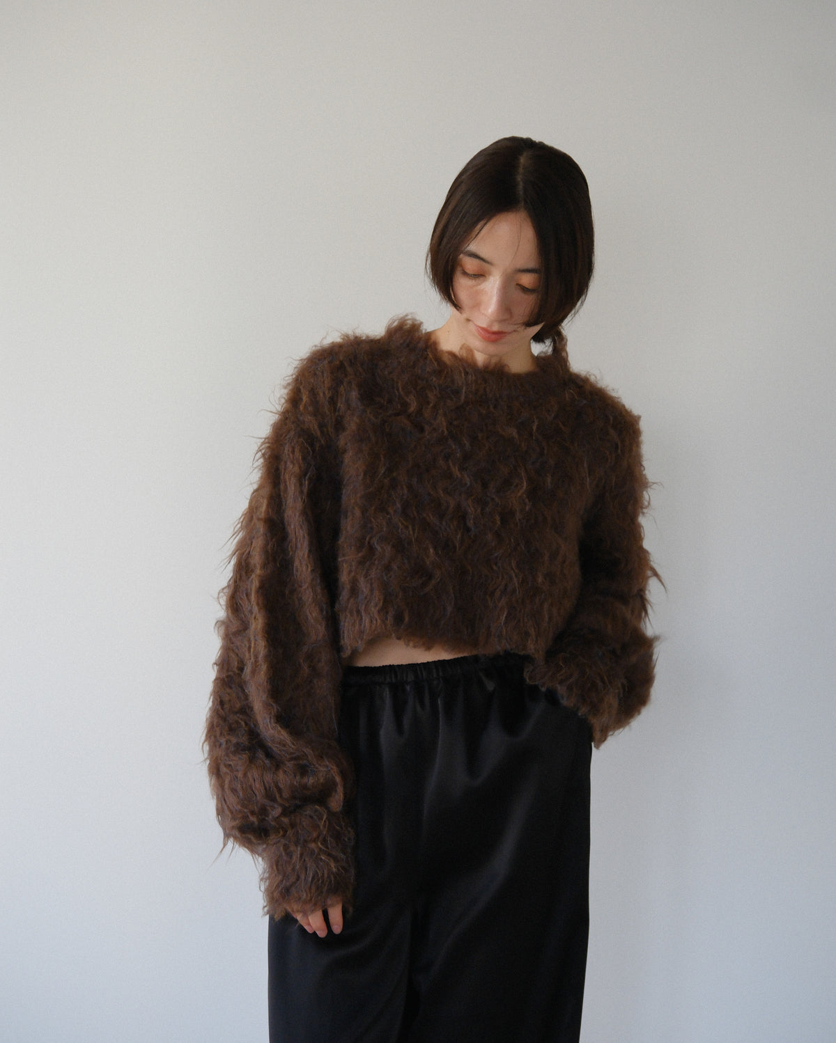 Shaggy knit tops (2colors)