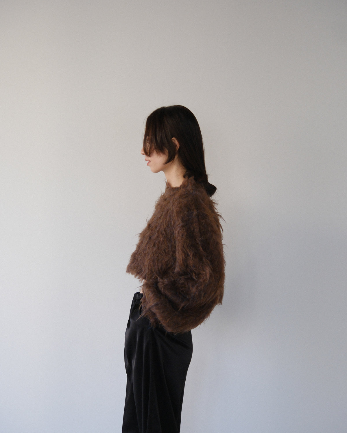 Shaggy knit tops (2colors)