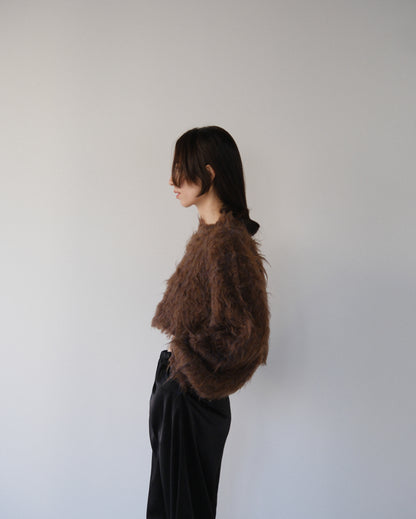 Shaggy knit tops (2colors)