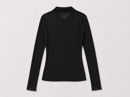 Sheer knit cardigan(3colors)