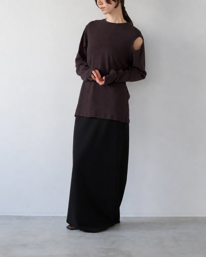 Hole wool t (2colors)