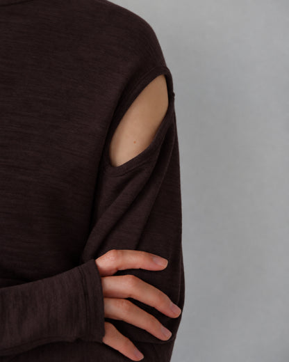 Hole wool t (2colors)