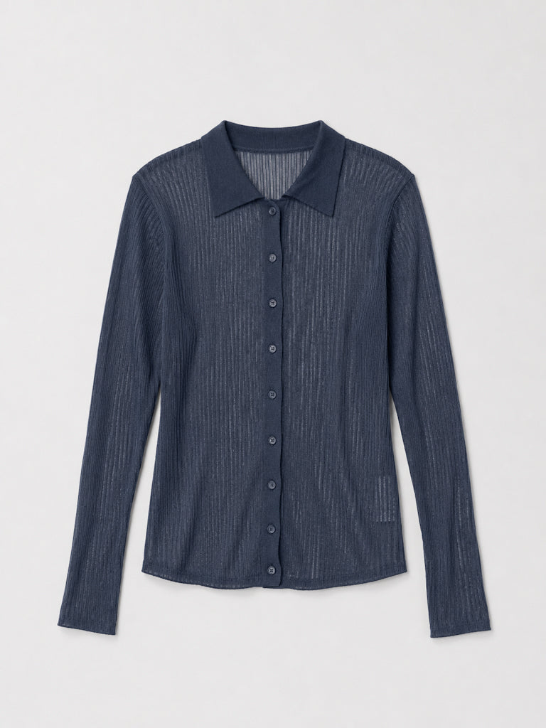 Sheer knit cardigan(3colors)