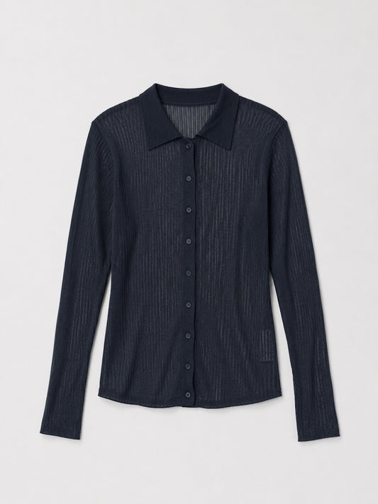 Sheer knit cardigan(3colors)