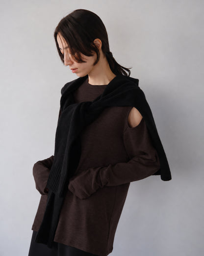 Hole wool t (2colors)
