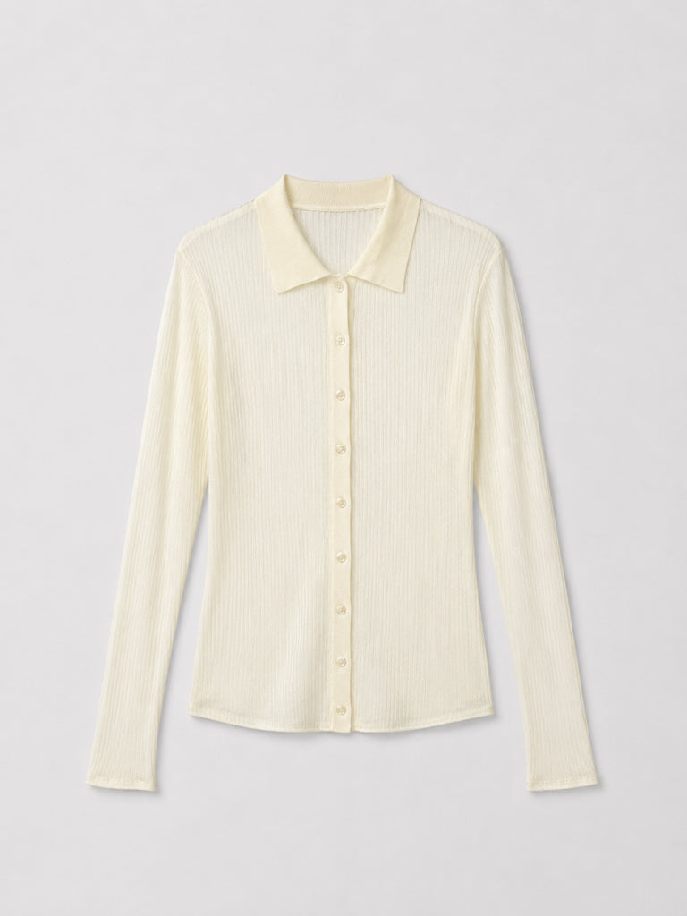 Sheer knit cardigan(3colors)