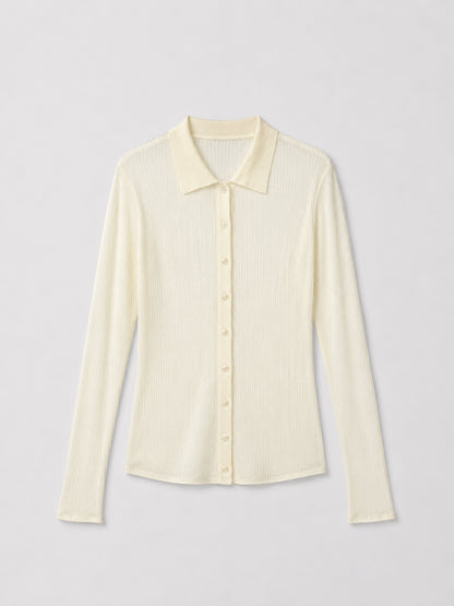 Sheer knit cardigan(3colors)