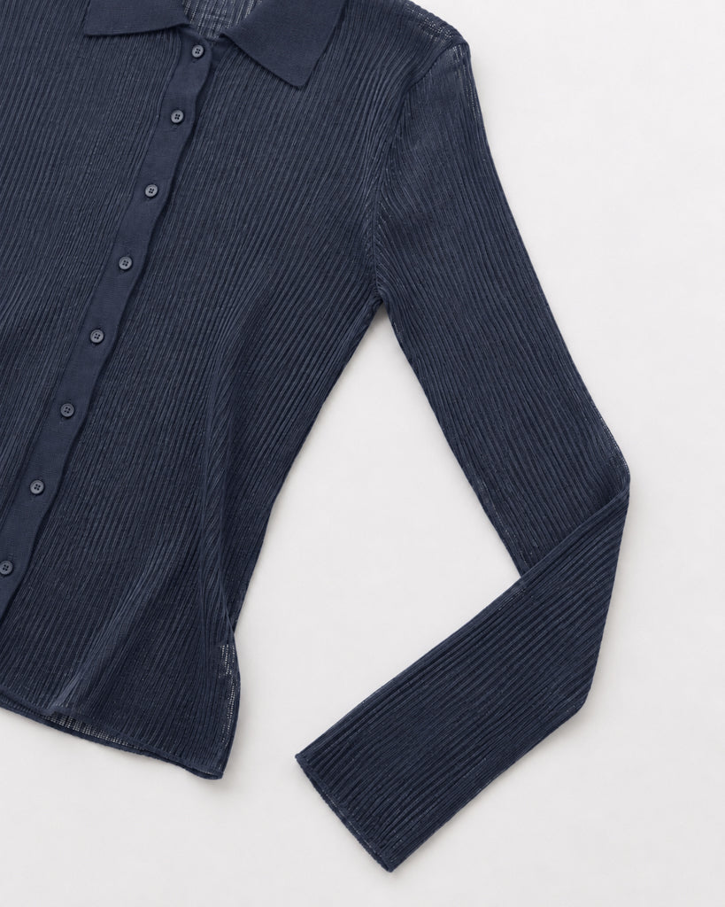 Sheer knit cardigan(3colors)