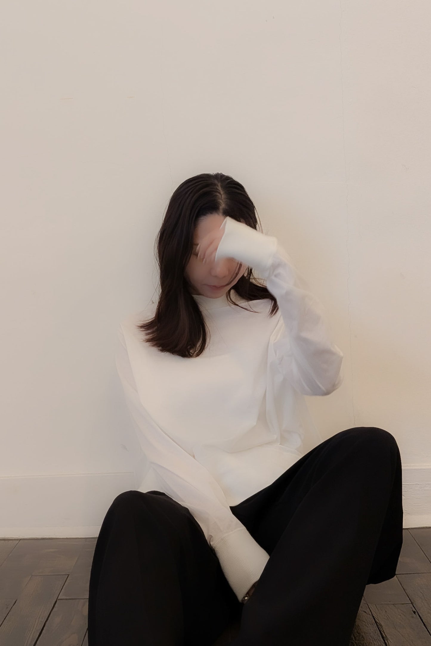 soft gather tops (2colors)