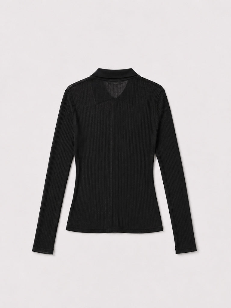 Sheer knit cardigan(3colors)