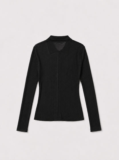 Sheer knit cardigan(3colors)