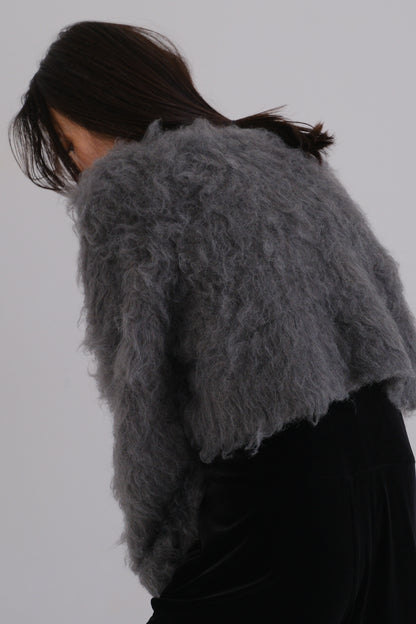 Shaggy knit tops (2colors)