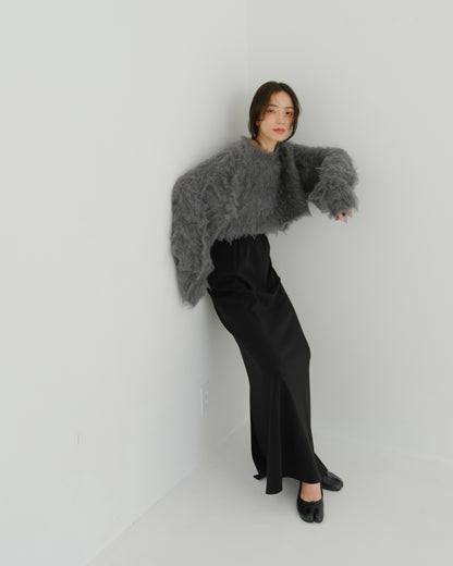 Shaggy knit tops (2colors)