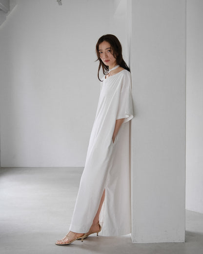 Asymmetry Cut Dress (2colors)
