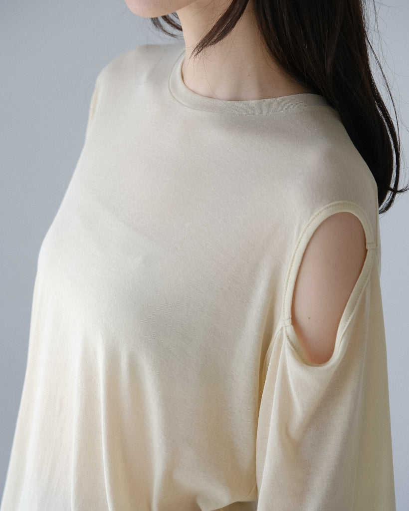 Sheer hole t (3color)