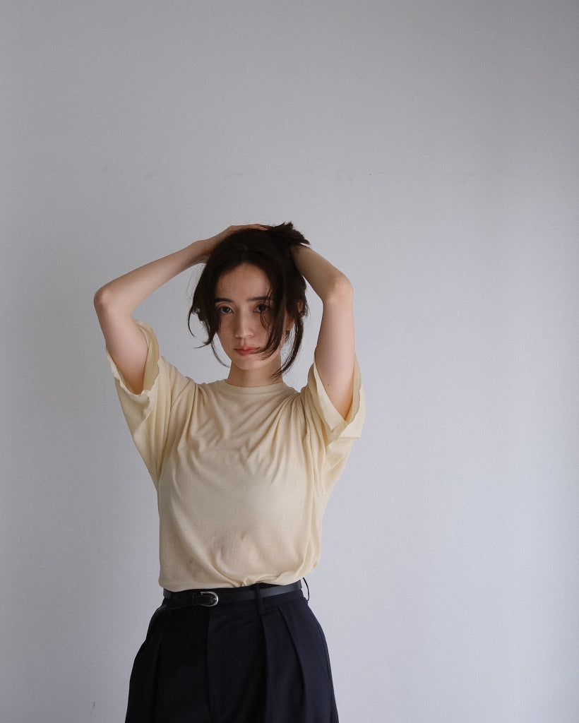 Sheer hole t (3color)