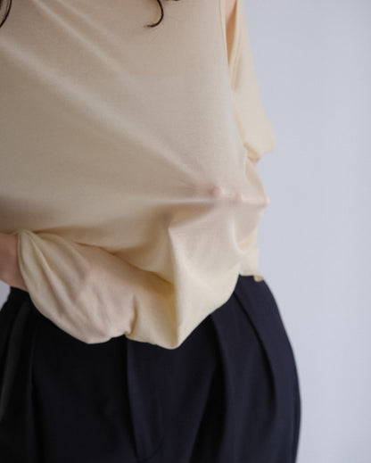 Sheer hole t (3color)